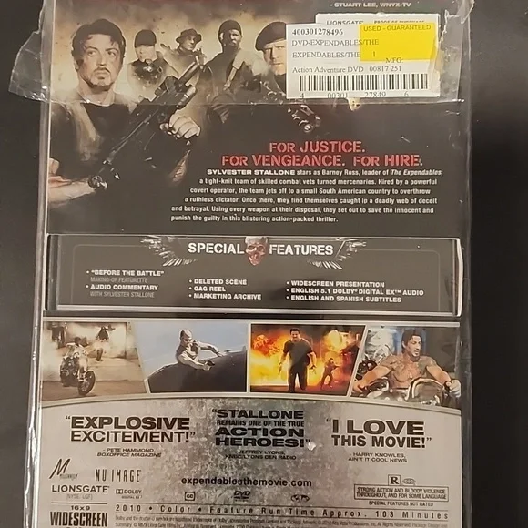 The Expendables DVD - Picture 2 of 5